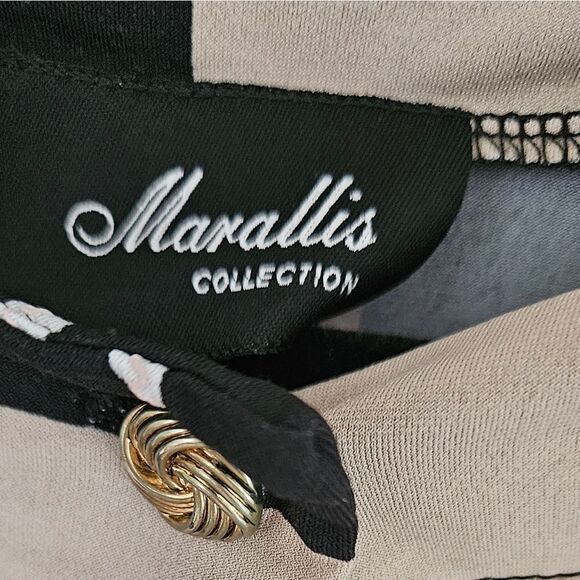 💝Geometric Black and Beige Button-Up Cardigan - Picture 4 of 4